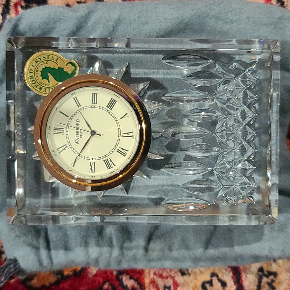 NWT Waterford Crystal Clock